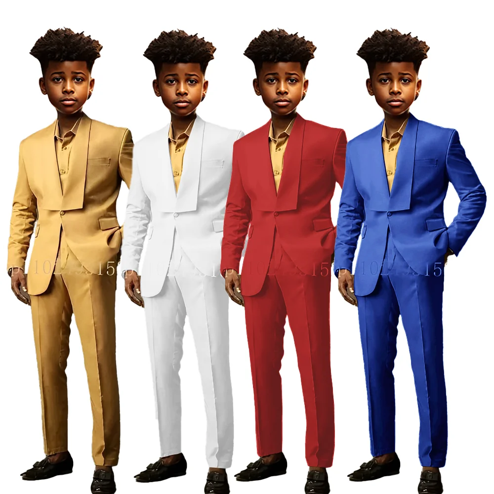 Fashion Kids Suit 2 Piece Suit Jacket Pants Boys Wedding Tuxedo Champagne Blazer Formal Tailored Suit for Boys
Fashion Kids Suit 2 Piece Suit Jacket Pants Boys Wedding Tuxedo Champagne Blazer Formal Tailored Suit for Boys