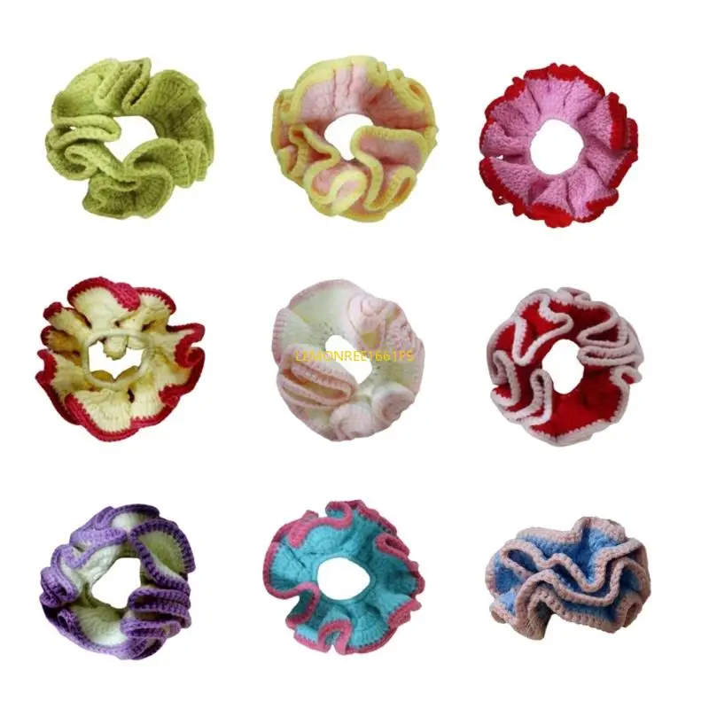 Q39C Colorful Knit Hair Scrunchies With Color Contrast Soft Hair Tie Elastic Bands Accesories For Women And Girls
Q39C Colorful Knit Hair Scrunchies With Color Contrast Soft Hair Tie Elastic Bands Accesories For Women And Girls