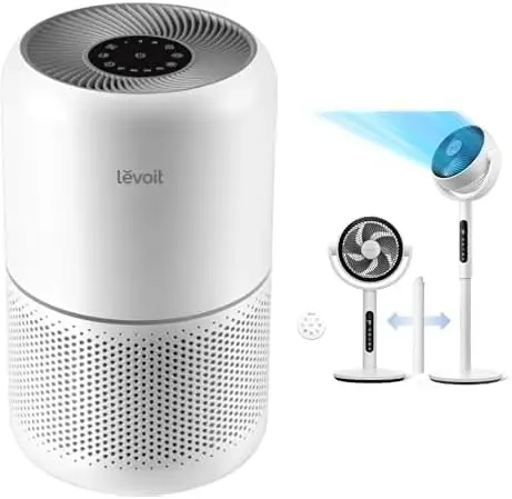 Air Purifier for Home Allergies Pets Hair in Bedroom & Standing Fan for Bedroom, 82ft CirculAir 120° Oscillating Fan
Air Purifier for Home Allergies Pets Hair in Bedroom & Standing Fan for Bedroom, 82ft CirculAir 120° Oscillating Fan
