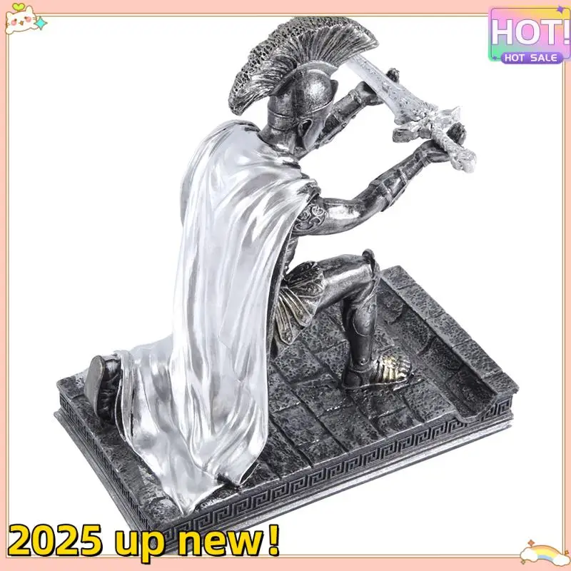 Knight Pen Holder With Helmet Statue Pen Holder Armor Roman Knight With Magnetic Pen Holder Phone Stand Iron Durable Iron Color
Knight Pen Holder With Helmet Statue Pen Holder Armor Roman Knight With Magnetic Pen Holder Phone Stand Iron Durable Iron Color