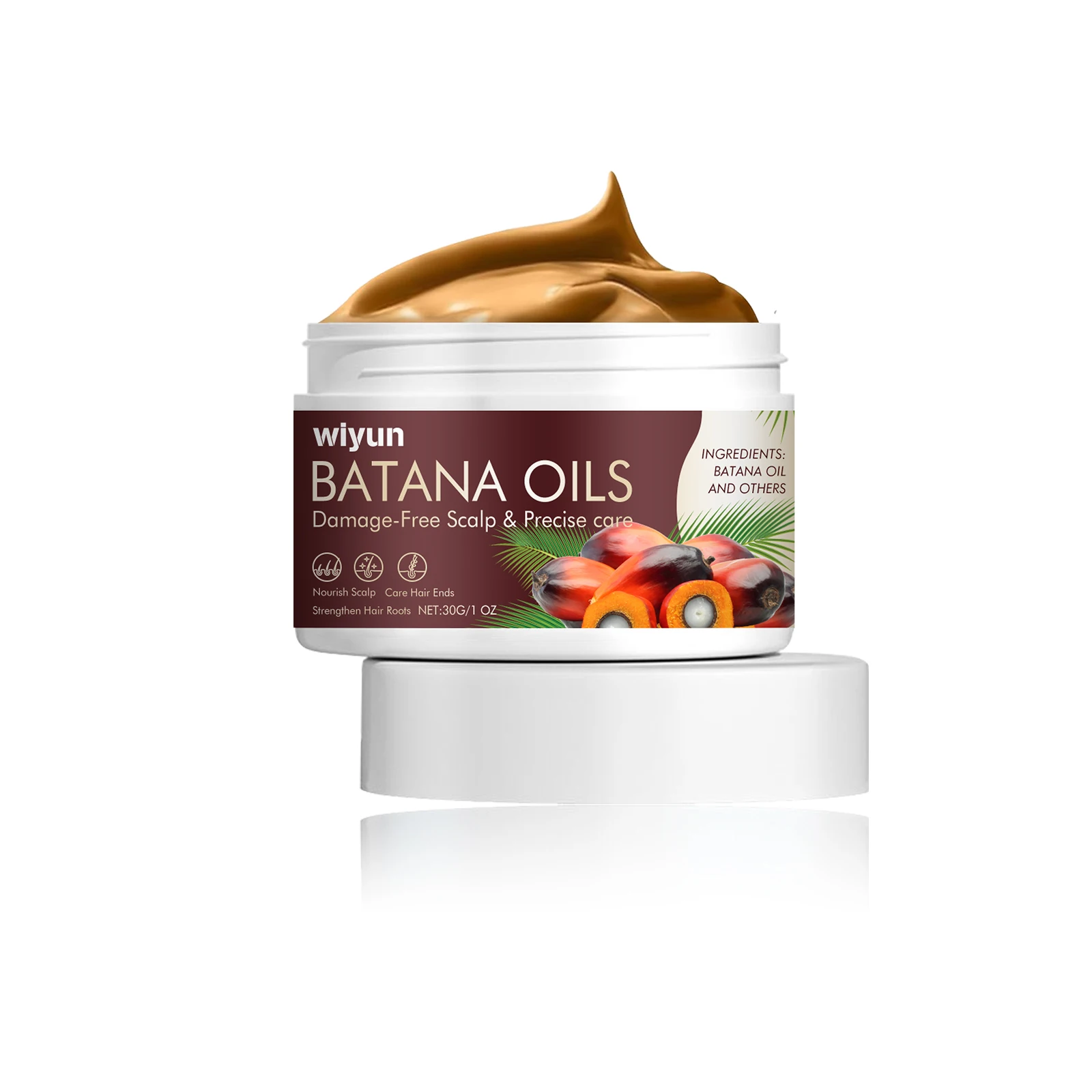 Wiyun Batana Smoothing Hair Mask, Hair Care Repair Hair Hydrating, Smooth And Nourishing Scalp Hair Mask
Wiyun Batana Smoothing Hair Mask, Hair Care Repair Hair Hydrating, Smooth And Nourishing Scalp Hair Mask