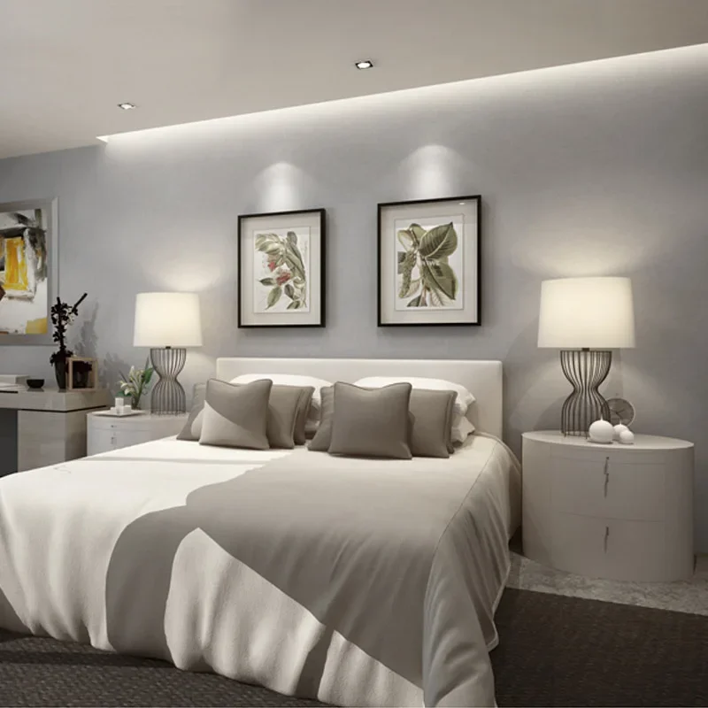 Усовершенствованные светло-серые обои, скандинавские современные минималистичные обои для спальни, гостиной, ТВ-фона, чистые простые офисные обои
Усовершенствованные светло-серые обои, скандинавские современные минималистичные обои для спальни, гостиной, ТВ-фона, чистые простые офисные обои