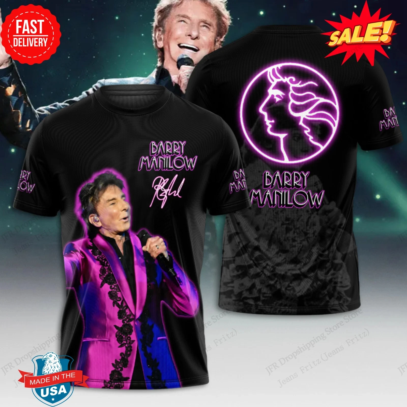 Рок-группа Barry Manilow, футболка с 3d принтом для мужчин и женщин, модные повседневные топы большого размера с короткими рукавами, футболки, детская одежда, юбилейная футболка
Рок-группа Barry Manilow, футболка с 3d принтом для мужчин и женщин, модные повседневные топы большого размера с короткими рукавами, футболки, детская одежда, юбилейная футболка