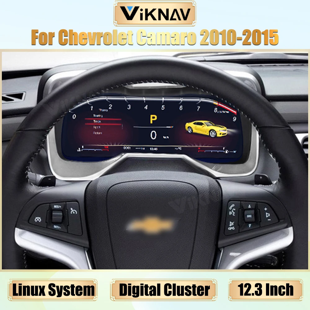 Viknav автомобильный цифровой кластер для Chevrolet Camaro 2010-2015 Linux 12,3-дюймовый цифровой приборной панели ЖК-экран дисплей спидометра
Viknav автомобильный цифровой кластер для Chevrolet Camaro 2010-2015 Linux 12,3-дюймовый цифровой приборной панели ЖК-экран дисплей спидометра