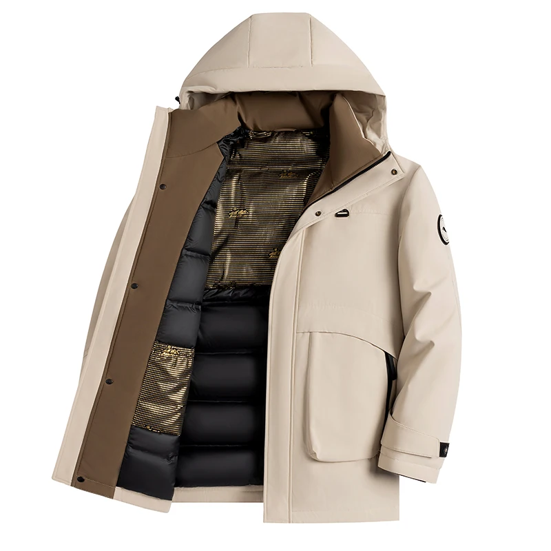 High Brand 90% White Duck Down Coat Men 2025 Winter Thick Windbreaker Warm Outdoor Jacket Male Wind-proof Hooded Coat
High Brand 90% White Duck Down Coat Men 2025 Winter Thick Windbreaker Warm Outdoor Jacket Male Wind-proof Hooded Coat