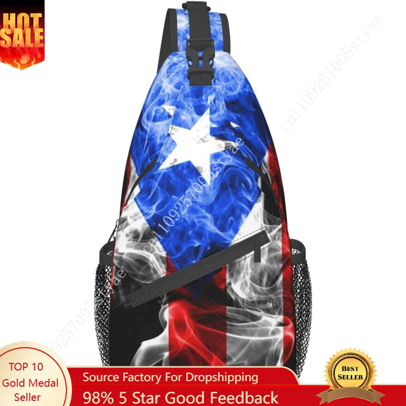 Puerto Rico Flag Sling Backpack Men Women Chest Bags Multipurpose Crossbody Sling Bag Travel Hiking Crossbody Shoulder Bags
Puerto Rico Flag Sling Backpack Men Women Chest Bags Multipurpose Crossbody Sling Bag Travel Hiking Crossbody Shoulder Bags
