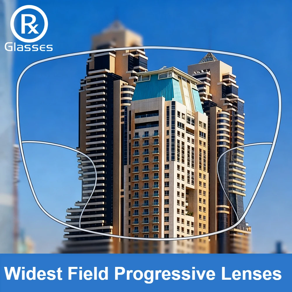 Premium Widest Field of View Progressive Lenses Free Form Myopia Prescription Multi-focal Optic Lens See Far and Near Verifocal
Premium Widest Field of View Progressive Lenses Free Form Myopia Prescription Multi-focal Optic Lens See Far and Near Verifocal