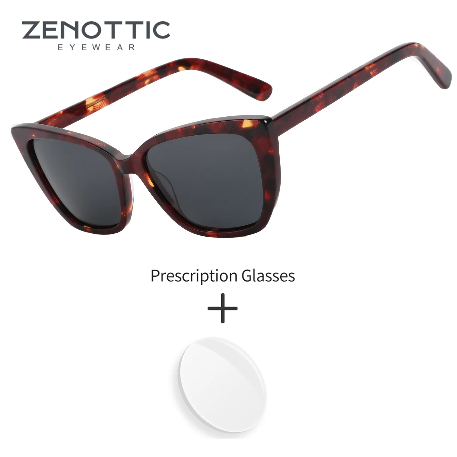 ZENOTTIC Women Butterfly Acetate Custom Prescription Sunglasses Shadow Sunscreen Polarized UV400 Protection Myopia Progressive
ZENOTTIC Women Butterfly Acetate Custom Prescription Sunglasses Shadow Sunscreen Polarized UV400 Protection Myopia Progressive