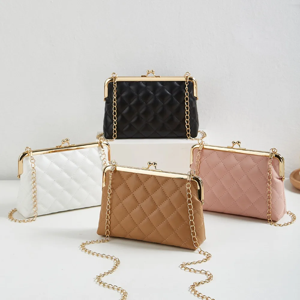Fashion PU Leather Handbag Lightweight Diamond Stripe Hand Purse Chain Sling Bag Women
Fashion PU Leather Handbag Lightweight Diamond Stripe Hand Purse Chain Sling Bag Women