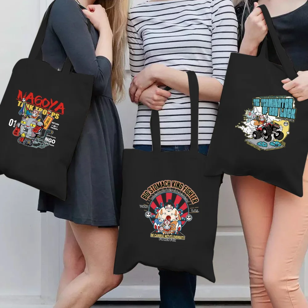 All-match Shopping Bag Tote Bags Harajuku Casual Handbags Eco Shopper Shoulder Bags Canvas Mask Printing Bag Women Sundries Bag
All-match Shopping Bag Tote Bags Harajuku Casual Handbags Eco Shopper Shoulder Bags Canvas Mask Printing Bag Women Sundries Bag