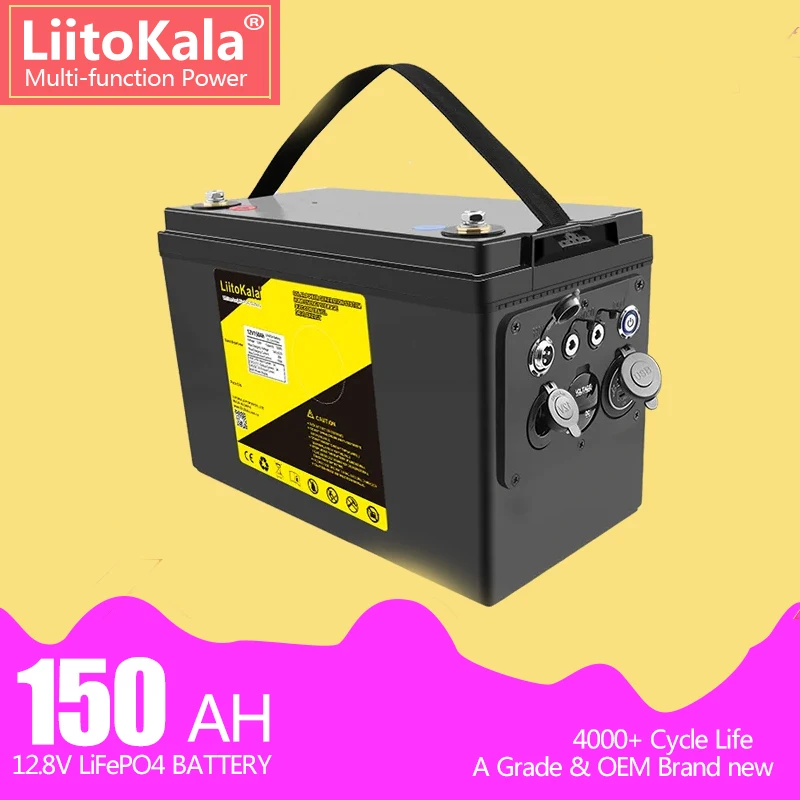 LiitoKala 12,8 V 150Ah LiFePO4 батарея 12V Power для RV Campers Off-Road Off-grid Solar Wind,QC3.0 Type-C USB выход
LiitoKala 12,8 V 150Ah LiFePO4 батарея 12V Power для RV Campers Off-Road Off-grid Solar Wind,QC3.0 Type-C USB выход