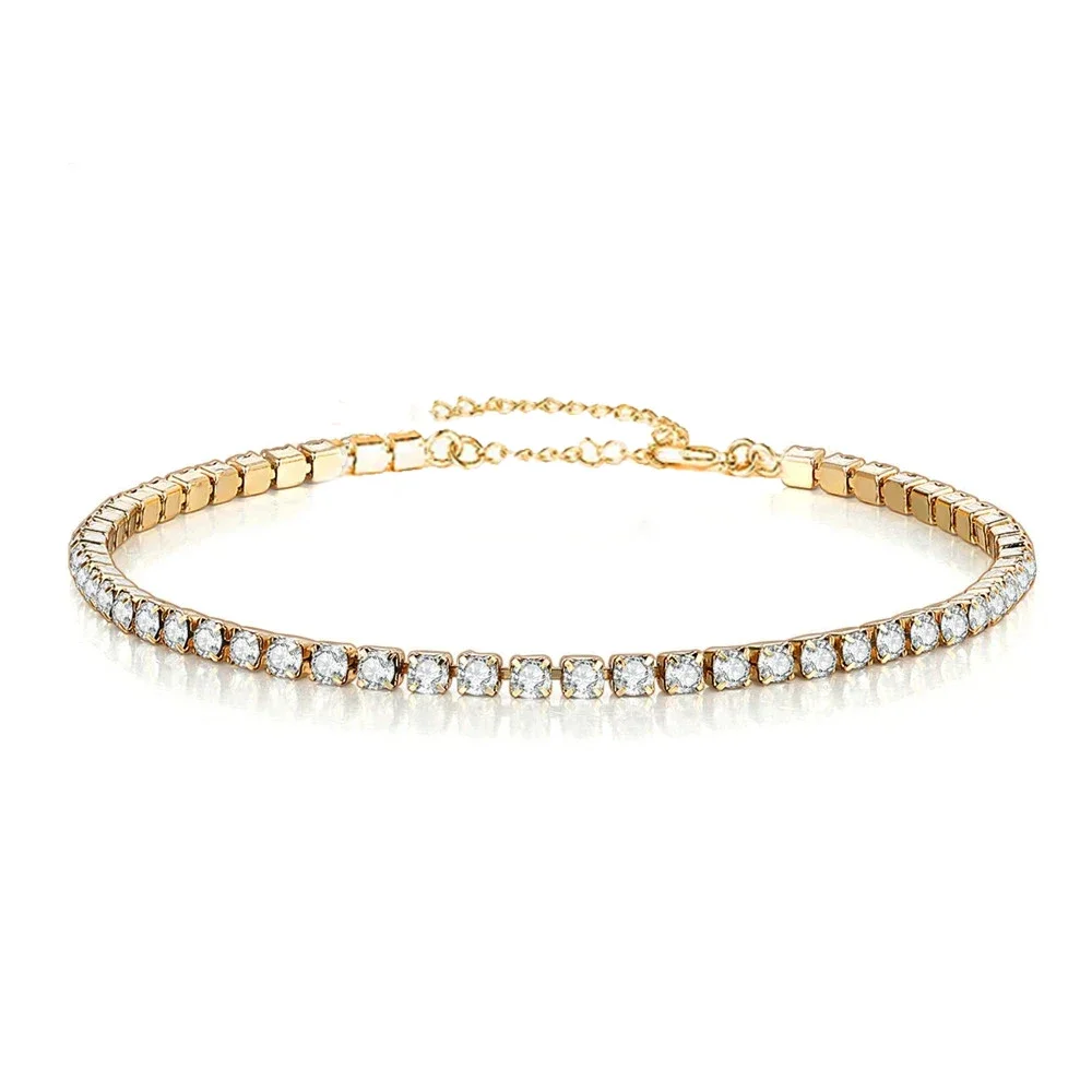 Minimalist Stainless Steel Crystal Tennis Bracelets For Woman Girls Simple Rhinestone Crystal Chain Bracelet Fashion Jewelry
Minimalist Stainless Steel Crystal Tennis Bracelets For Woman Girls Simple Rhinestone Crystal Chain Bracelet Fashion Jewelry