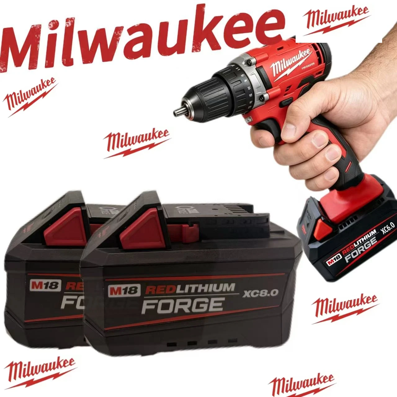 Новая долговечная сменная батарея для Milwaukee M18 18V 6.0Ah 8.0Ah, широко используемая в строительстве, садоводстве и для электроинструментов для обслуживания.
Новая долговечная сменная батарея для Milwaukee M18 18V 6.0Ah 8.0Ah, широко используемая в строительстве, садоводстве и для электроинструментов для обслуживания.