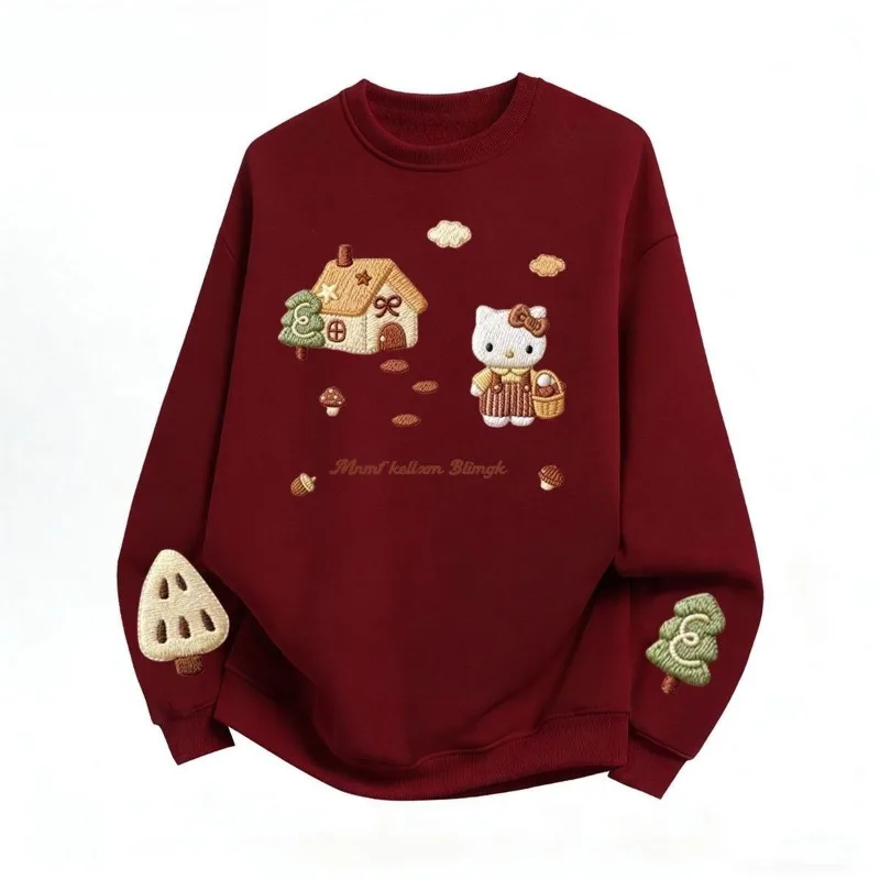 Hello Kitty 100% Cotton INS Dopamine Cartoon Patchwork V-neck T-shirt Women's Loose Slim Casual Tops y2k Women Clothing
Hello Kitty 100% Cotton INS Dopamine Cartoon Patchwork V-neck T-shirt Women's Loose Slim Casual Tops y2k Women Clothing