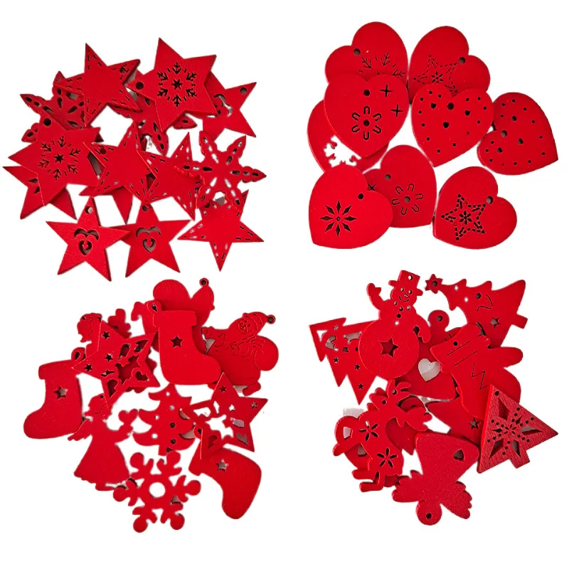 50pcs Red Wooden Star Ornaments for Christmas Tree Decorations DIY Craft Embellishments Smooth for Holiday Home Decor
50pcs Red Wooden Star Ornaments for Christmas Tree Decorations DIY Craft Embellishments Smooth for Holiday Home Decor
