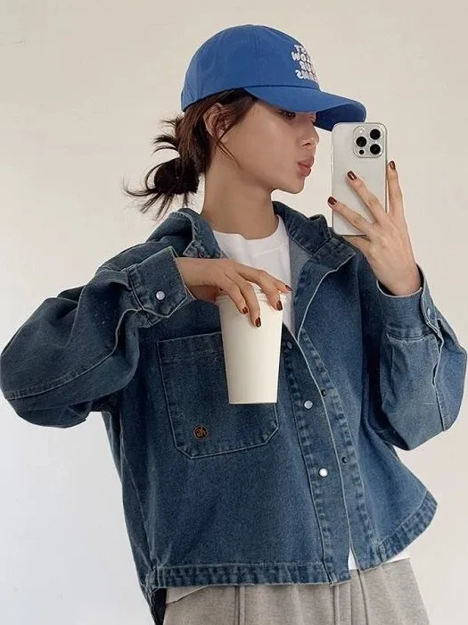 Retro Chic Women's Denim irt Jaet 2025 Hong Kong Sle Single-Button ort Outerwear Top with Hood Loose Fit Non-Sinkage
Retro Chic Women's Denim irt Jaet 2025 Hong Kong Sle Single-Button ort Outerwear Top with Hood Loose Fit Non-Sinkage
