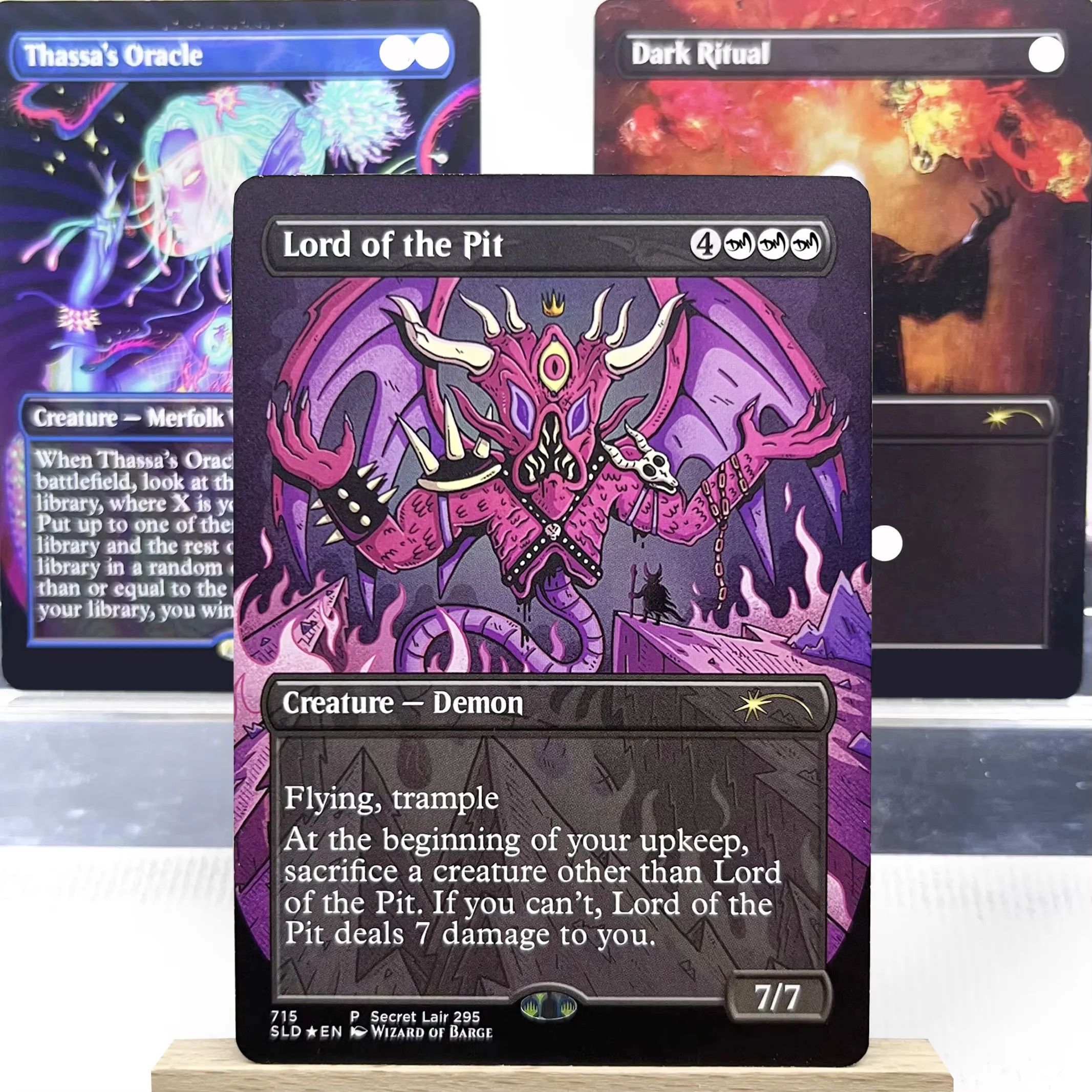 SLD HOLO2-Ⅰ01 Tcg proxy cards magical Lord of the Pit Thassas Oracle Dark Ritual Phyrexian Tower Mental Misstep Sliver gather
SLD HOLO2-Ⅰ01 Tcg proxy cards magical Lord of the Pit Thassas Oracle Dark Ritual Phyrexian Tower Mental Misstep Sliver gather