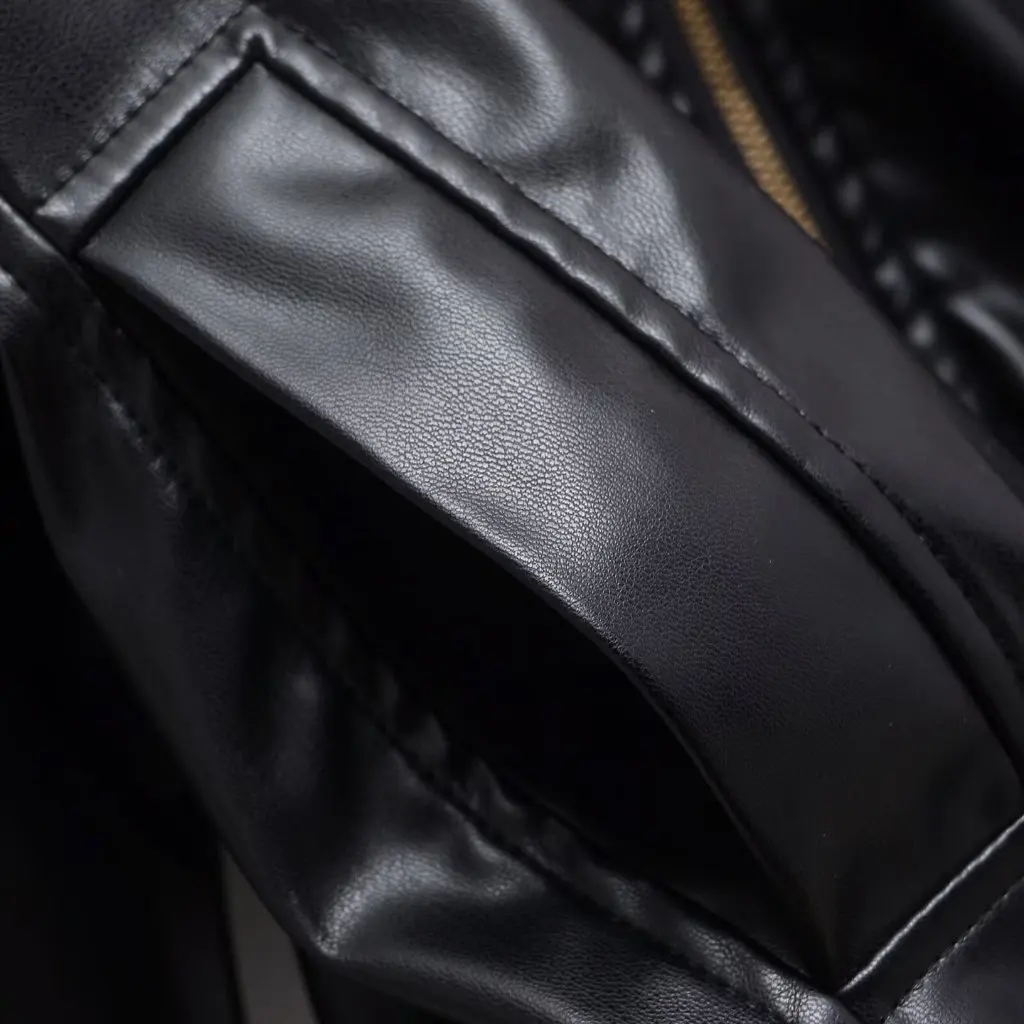 Women's PU Leather Jacket Retro American Trend Spring Fashion Motorcycle Style European Top Coat 
Women's PU Leather Jacket Retro American Trend Spring Fashion Motorcycle Style European Top Coat