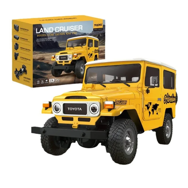 1/16 Toyota Electric RC Remote Control Car Exquisite Gifts Lighting Sound Effects FJ40 Genuine Authorized Simulation Model
1/16 Toyota Electric RC Remote Control Car Exquisite Gifts Lighting Sound Effects FJ40 Genuine Authorized Simulation Model
