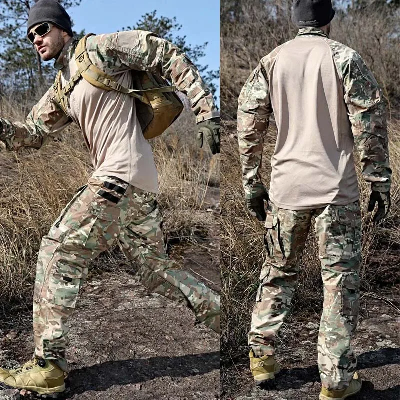 Tactical Suits Milit Outdoor Shirts Camouflage Suit Hunting Clothes cargo Pants Fishing Trainning Uniform Airsoft Paintball Sets
Tactical Suits Milit Outdoor Shirts Camouflage Suit Hunting Clothes cargo Pants Fishing Trainning Uniform Airsoft Paintball Sets