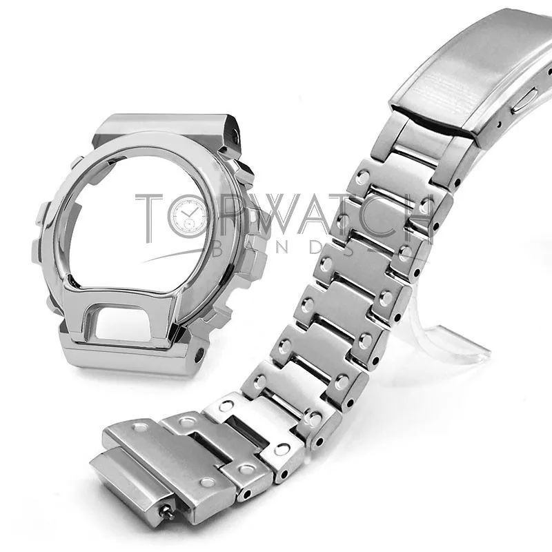 DW6900 Stainless Steel Protective Watch Case Bezel Watch Band for DW6900 DW-6900SLG DW-6900SN-1 DW-6900LS-2 Wrist Strap
DW6900 Stainless Steel Protective Watch Case Bezel Watch Band for DW6900 DW-6900SLG DW-6900SN-1 DW-6900LS-2 Wrist Strap