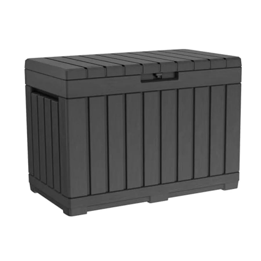Kentwood 50 Gallon Resin Deck Box-Organization and Storage for Patio Cushions Throw Pillows and Garden Tools
Kentwood 50 Gallon Resin Deck Box-Organization and Storage for Patio Cushions Throw Pillows and Garden Tools
