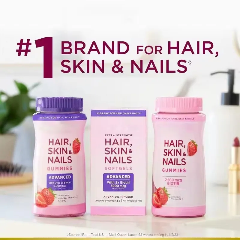 80 Counts Hair Care Gummies Daily Nutritional Soft Gummies for Hair Strength and Shine
80 Counts Hair Care Gummies Daily Nutritional Soft Gummies for Hair Strength and Shine