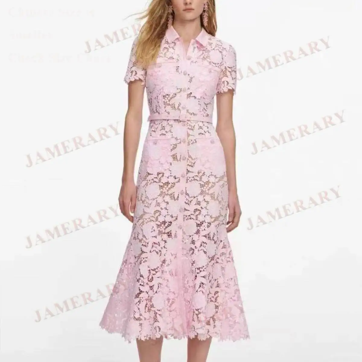 Summer Formal Evening Princess Dress Shirt Women Short Sleeve Embroidery Hollow Out Lace Long Dresses Party Wedding Vestidos
Summer Formal Evening Princess Dress Shirt Women Short Sleeve Embroidery Hollow Out Lace Long Dresses Party Wedding Vestidos