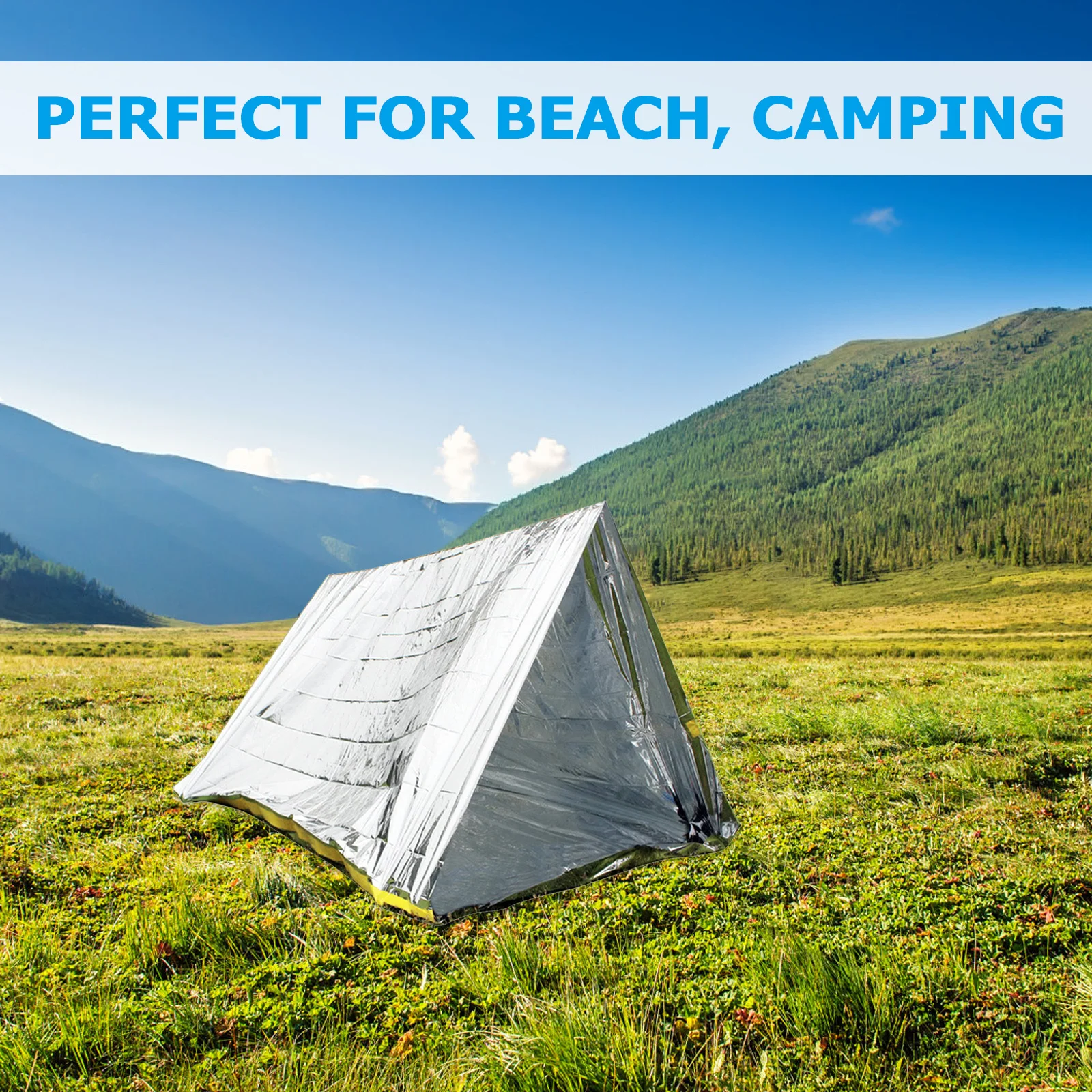 Foldable Outdoor Tent Portable Camping Tent for Beach Park Adventure Waterproof Heat Preservation Lightweight Storage Bag
Foldable Outdoor Tent Portable Camping Tent for Beach Park Adventure Waterproof Heat Preservation Lightweight Storage Bag