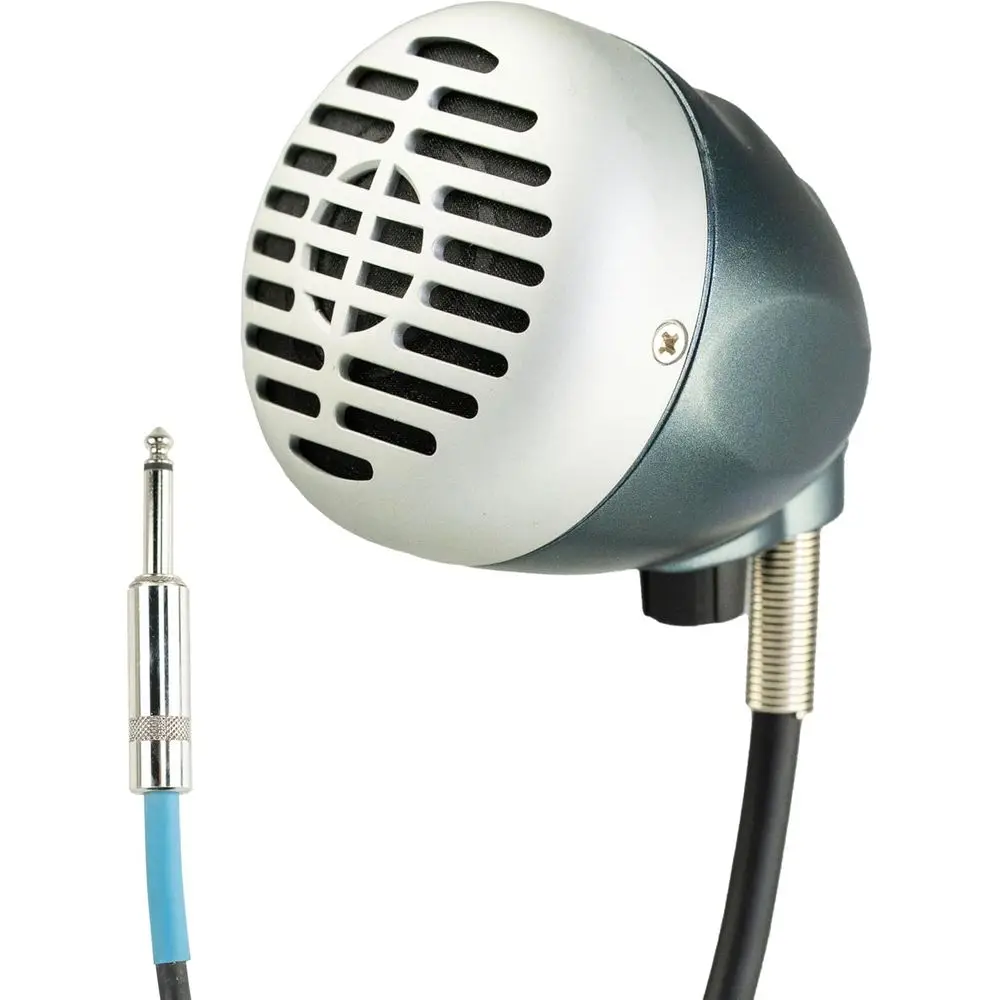 Omnidirectional High-Z Vocal and Harmonica Microphone with Volume Control, 6m Cable for Live Performances, Vintage Style
Omnidirectional High-Z Vocal and Harmonica Microphone with Volume Control, 6m Cable for Live Performances, Vintage Style