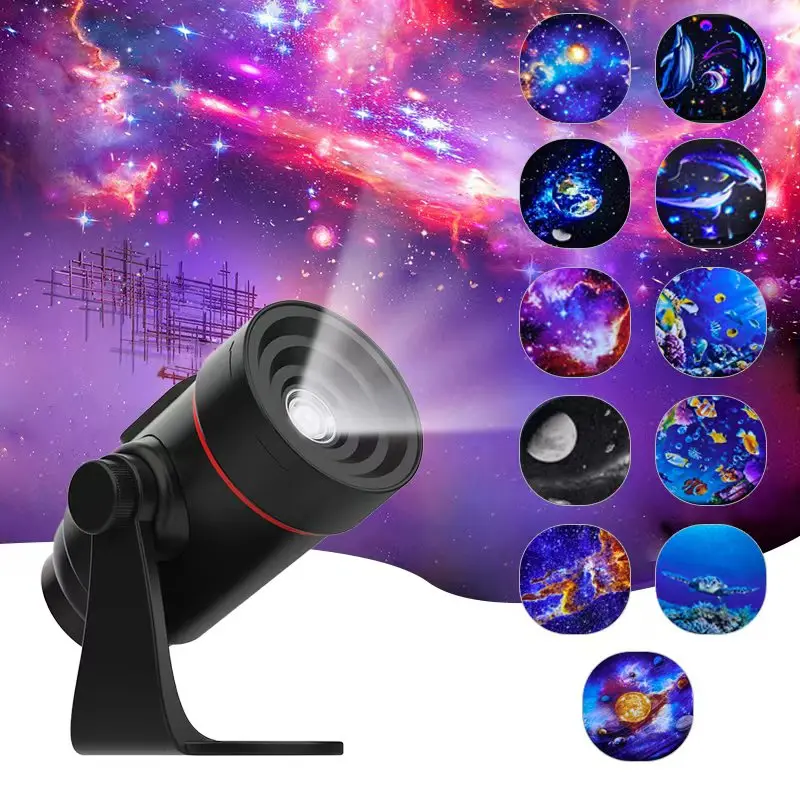 Mini Telescope Star Projector Plug-in Night Light with 6 Slide Discs Portable Planetarium for Kids Bedroom Birthday Gift CE Cert
Mini Telescope Star Projector Plug-in Night Light with 6 Slide Discs Portable Planetarium for Kids Bedroom Birthday Gift CE Cert