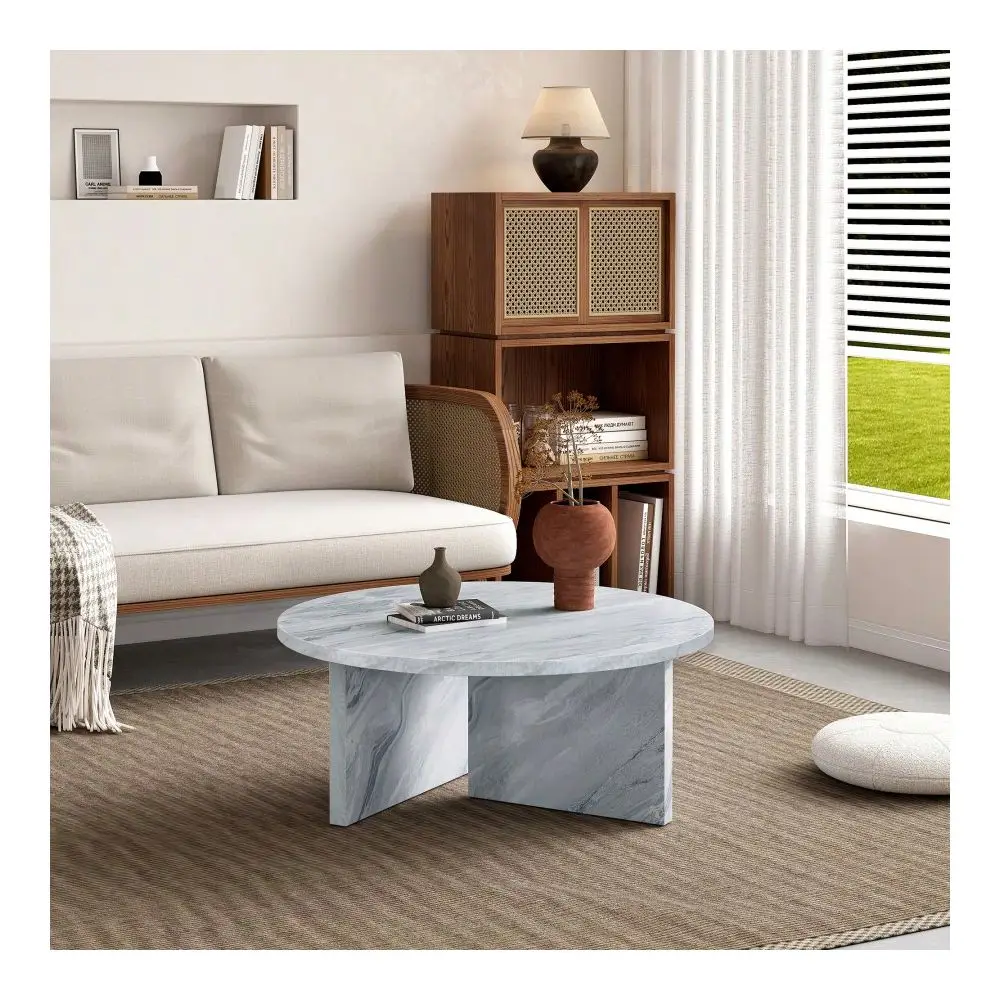 MultiStyle Decor Friendly MDF White Round Coffee Table Featuring Modern Minimalism And Nordic Flair With Dimensions Of 31.531.5
MultiStyle Decor Friendly MDF White Round Coffee Table Featuring Modern Minimalism And Nordic Flair With Dimensions Of 31.531.5