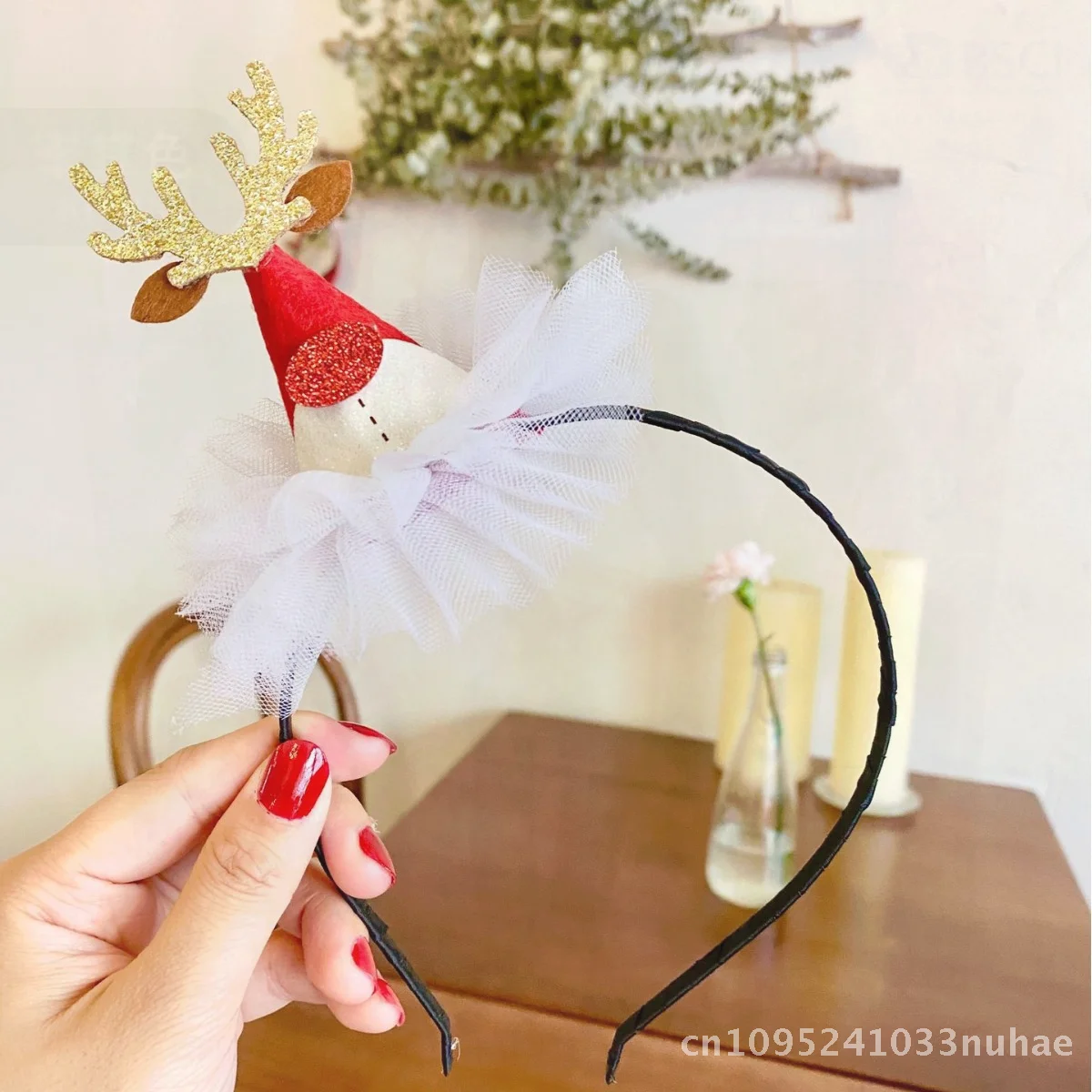 Korean Christmas Girl's Lace Gauze Skirt Headband Deer Elk Snowflake Hat Hair Accessories Wholesale Japanese Style Festive
Korean Christmas Girl's Lace Gauze Skirt Headband Deer Elk Snowflake Hat Hair Accessories Wholesale Japanese Style Festive