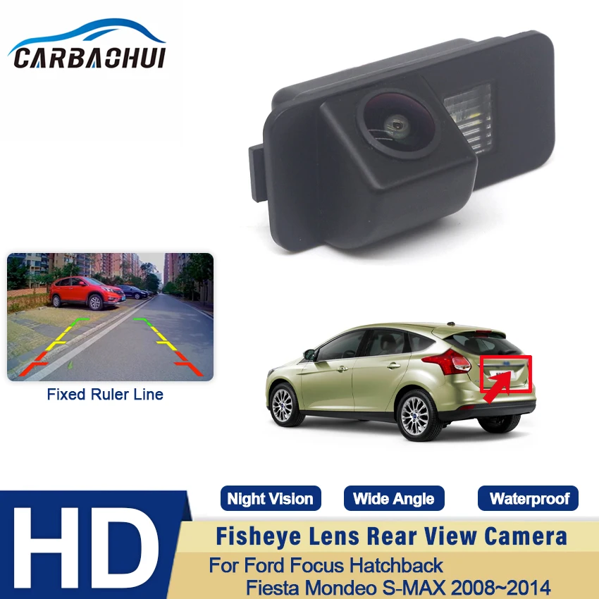1080P HD CCD 170° Car Waterproof Vehicle Plate Rear View Camera For Ford Focus Hatchback Fiesta Mondeo S-MAX 2008~2013 2014
1080P HD CCD 170° Car Waterproof Vehicle Plate Rear View Camera For Ford Focus Hatchback Fiesta Mondeo S-MAX 2008~2013 2014