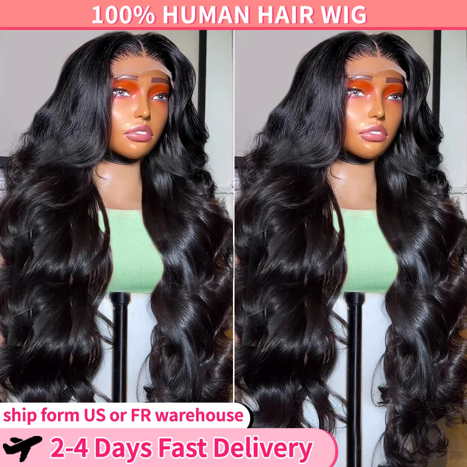 32 34 36Inch Body Wave 13x4 HD Lace Frontal Wigs 100% Human Hair Brazilian Remy 180% 4x4 Lace Closure Wig For Women Pre Plucked
32 34 36Inch Body Wave 13x4 HD Lace Frontal Wigs 100% Human Hair Brazilian Remy 180% 4x4 Lace Closure Wig For Women Pre Plucked