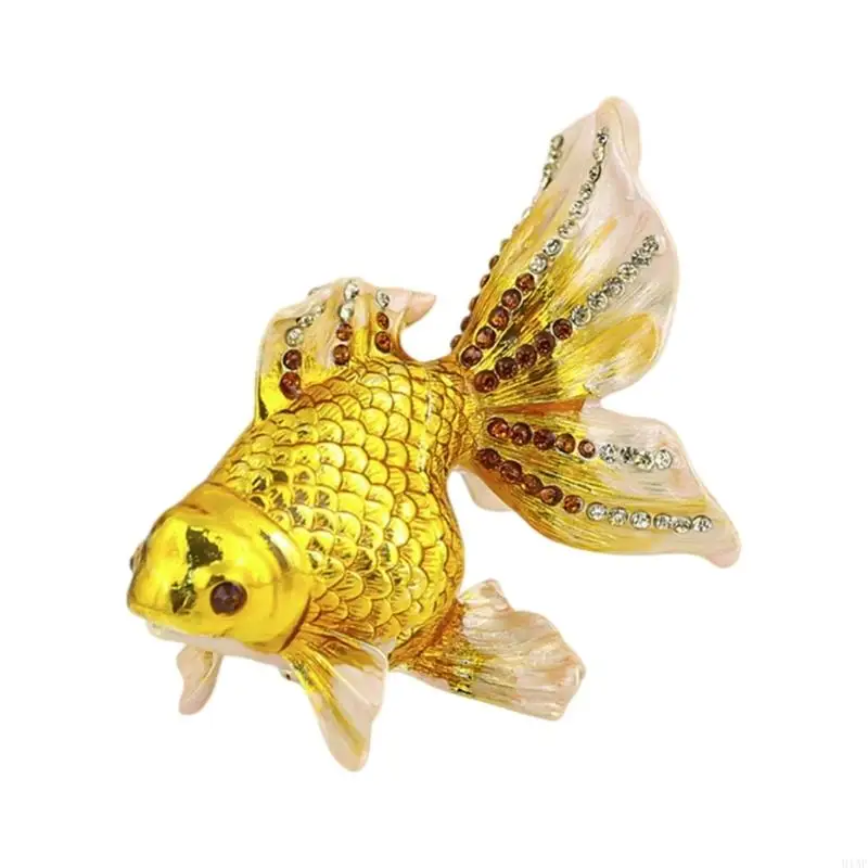 91AF Artistic Small Trinket Box Jewelry Container Alloy Texture Suitable for Small Jewelry Organization
91AF Artistic Small Trinket Box Jewelry Container Alloy Texture Suitable for Small Jewelry Organization