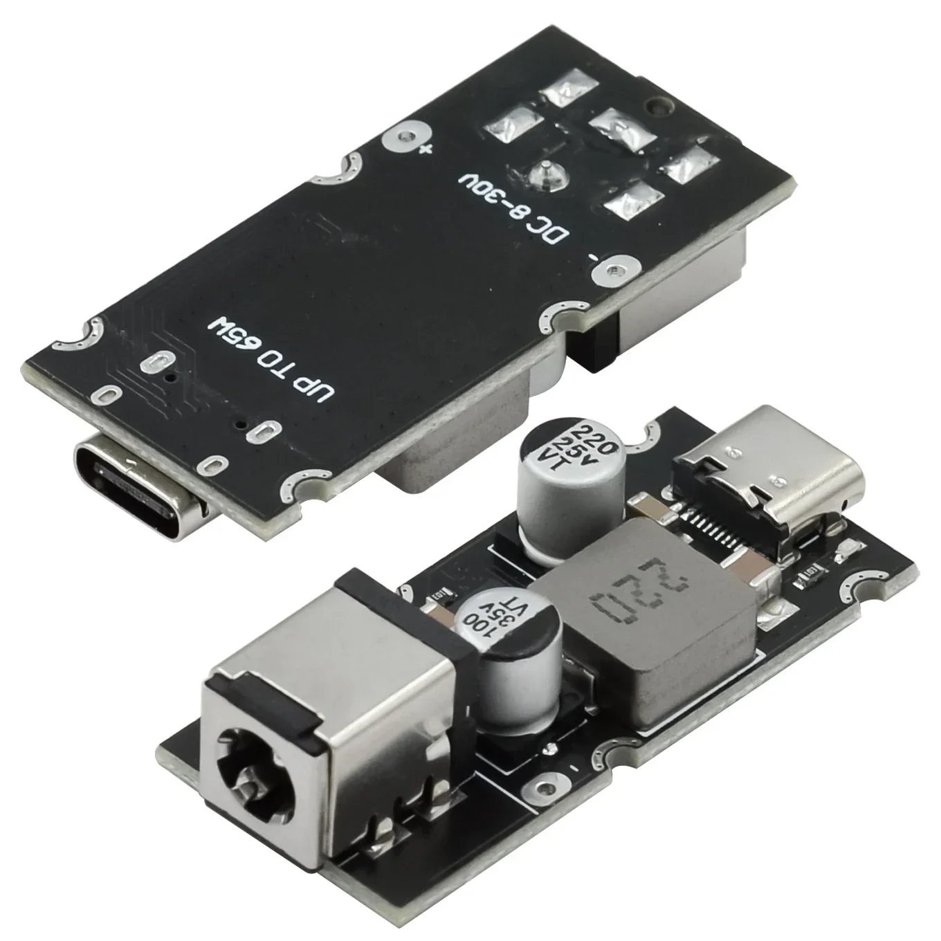 QC4.0 QC3.0 Type-C USB PD65W Fast Charging Adapter Module DC8-32V 3.25A 65W Step Down Module For Huawei SCP/FCP Apple PD
QC4.0 QC3.0 Type-C USB PD65W Fast Charging Adapter Module DC8-32V 3.25A 65W Step Down Module For Huawei SCP/FCP Apple PD