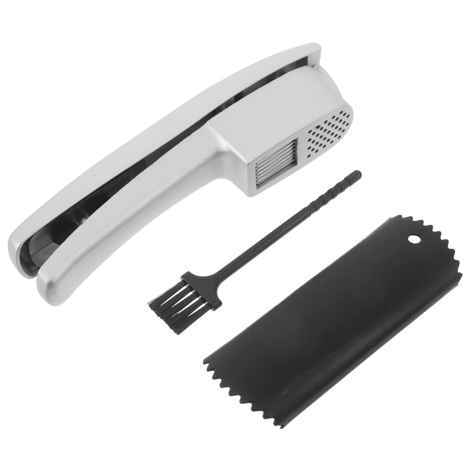Garlic Press Peeler Tool Set Heavy Duty Rustproof Handheld Mincer Crusher Kitchen Gadget Alloy Material Effortless Slicing
Garlic Press Peeler Tool Set Heavy Duty Rustproof Handheld Mincer Crusher Kitchen Gadget Alloy Material Effortless Slicing