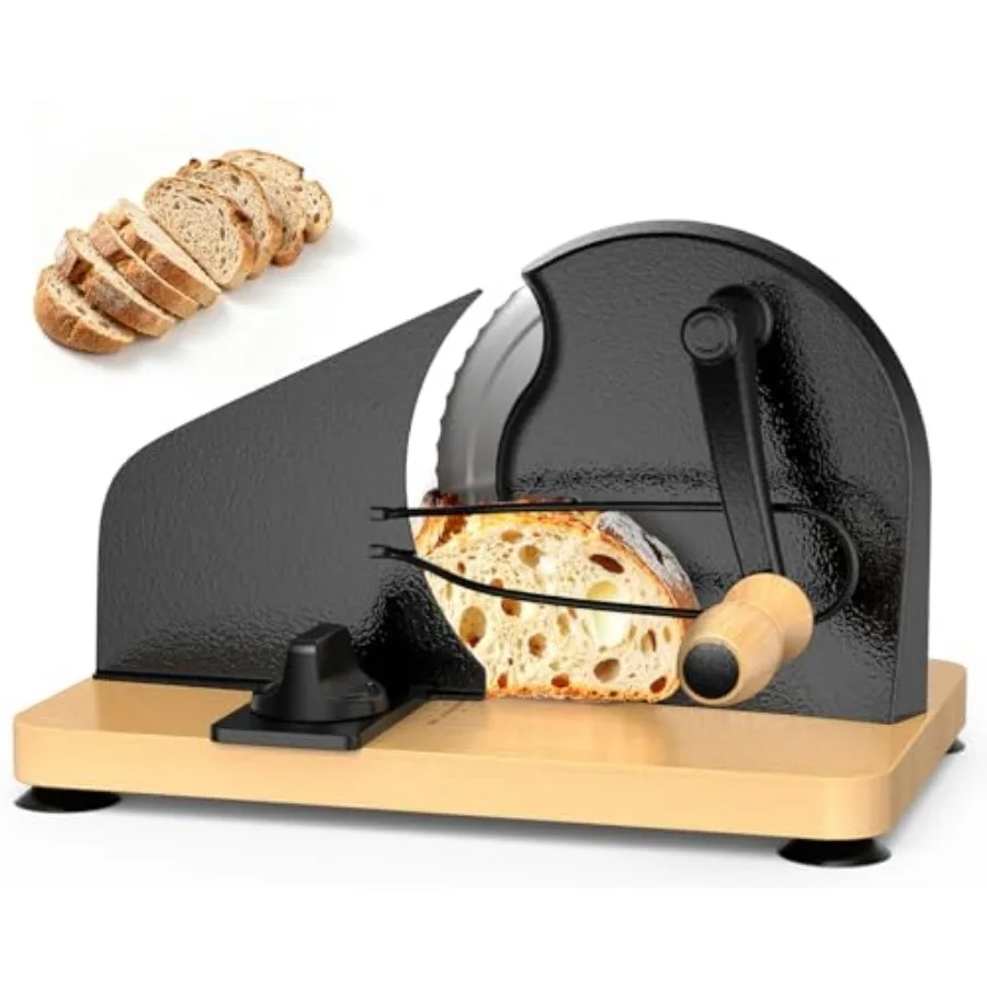 Upgraded Manual Bread Slicer for Homemade Sourdough Bread Adjustable Thicknessand Evenly Slicing Metal Guide Hand Crank Bread S
Upgraded Manual Bread Slicer for Homemade Sourdough Bread Adjustable Thicknessand Evenly Slicing Metal Guide Hand Crank Bread S