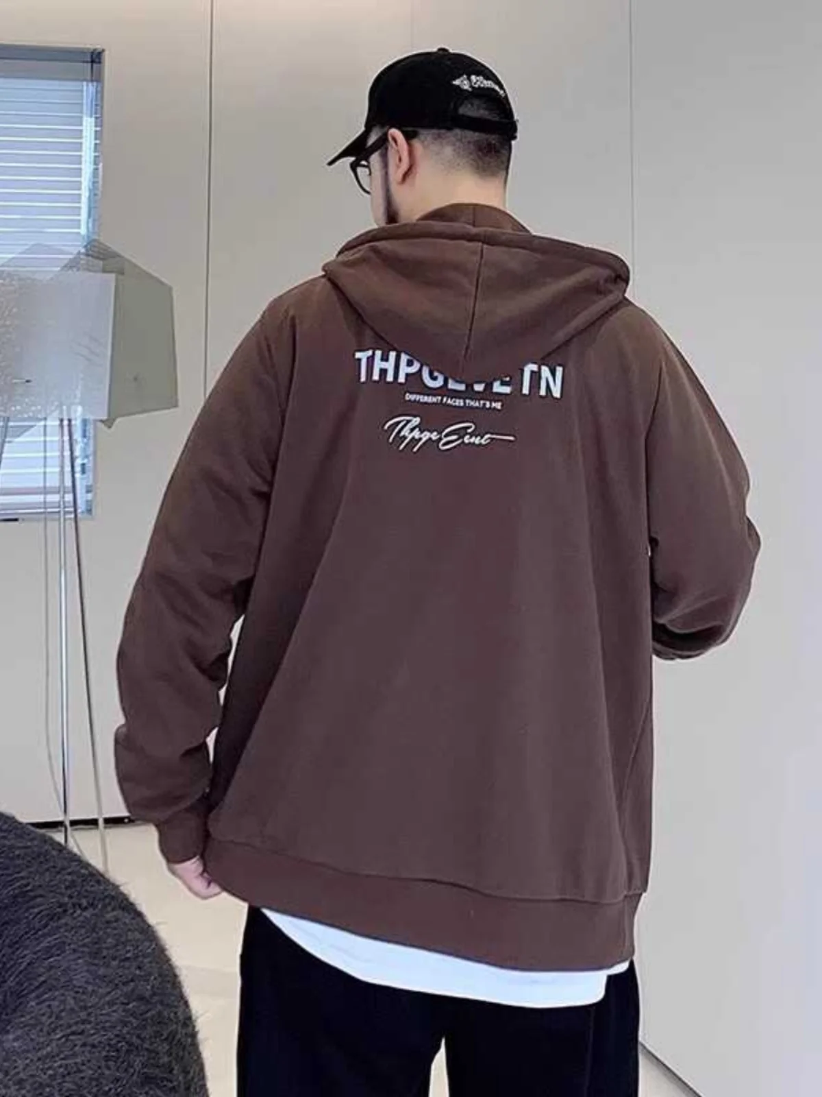 Trendy plus Size Men's Autumn Winter Hoodie Cardigan Loose Casual Faion plus Size Clothing Large Sve Polyester Fabric
Trendy plus Size Men's Autumn Winter Hoodie Cardigan Loose Casual Faion plus Size Clothing Large Sve Polyester Fabric