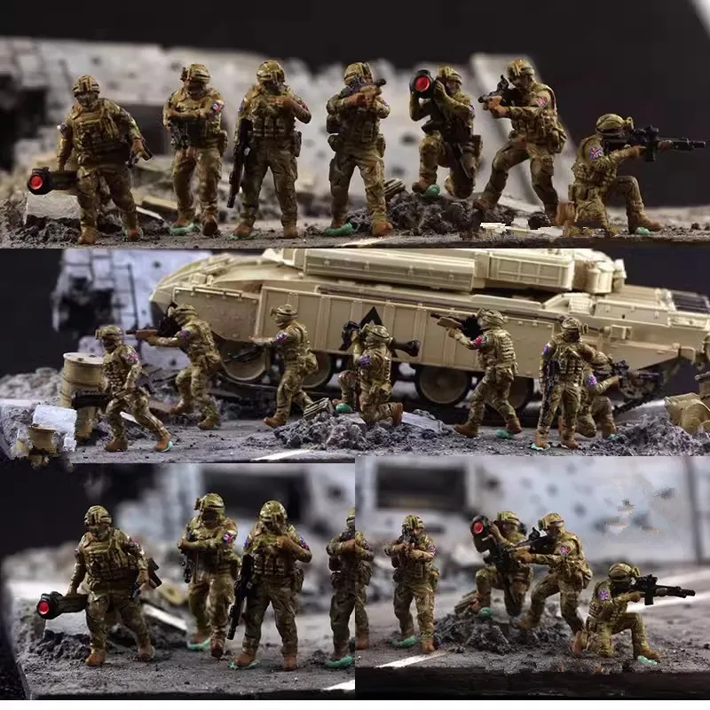 Экшн-фигурки из смолы в масштабе 1:72, 7 шт., современные британские пехотные солдаты, «сделай сам», аксессуары, коллекционные демонстрационные игрушки, поклонники, подарки, украшение
Экшн-фигурки из смолы в масштабе 1:72, 7 шт., современные британские пехотные солдаты, «сделай сам», аксессуары, коллекционные демонстрационные игрушки, поклонники, подарки, украшение