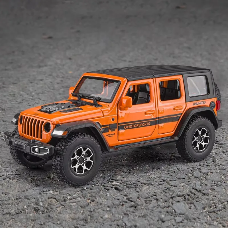 1:32 Alloy Wrangler Rubicon Diecast Car Model Metal Off-road Pull Back Car Simulation Sound Light Kids Toy Gift Vehicles
1:32 Alloy Wrangler Rubicon Diecast Car Model Metal Off-road Pull Back Car Simulation Sound Light Kids Toy Gift Vehicles