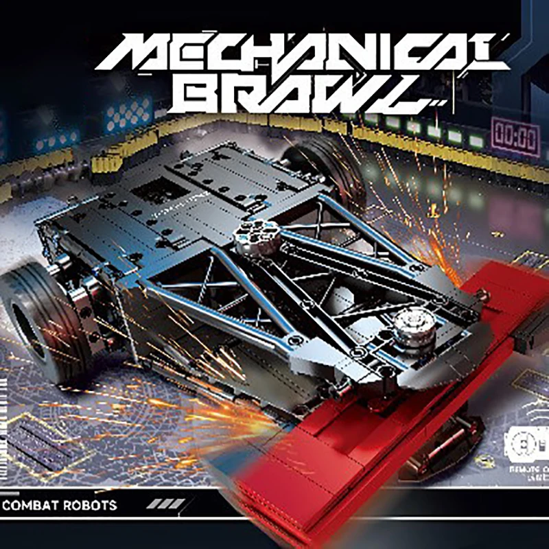 Mechanigl Brawl Competition MOC Tombstone Bricks Toys High-Tech Collision RC Vehicle Building Blocks Compatible With LEGO
Mechanigl Brawl Competition MOC Tombstone Bricks Toys High-Tech Collision RC Vehicle Building Blocks Compatible With LEGO