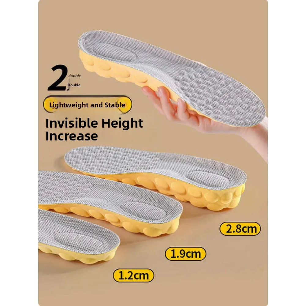 Sports Shock Absorption Sweat Absorbing Insoles Thickened Long Time Standing Not Tired Men's Invisible Anti-Odor Cushioning
Sports Shock Absorption Sweat Absorbing Insoles Thickened Long Time Standing Not Tired Men's Invisible Anti-Odor Cushioning