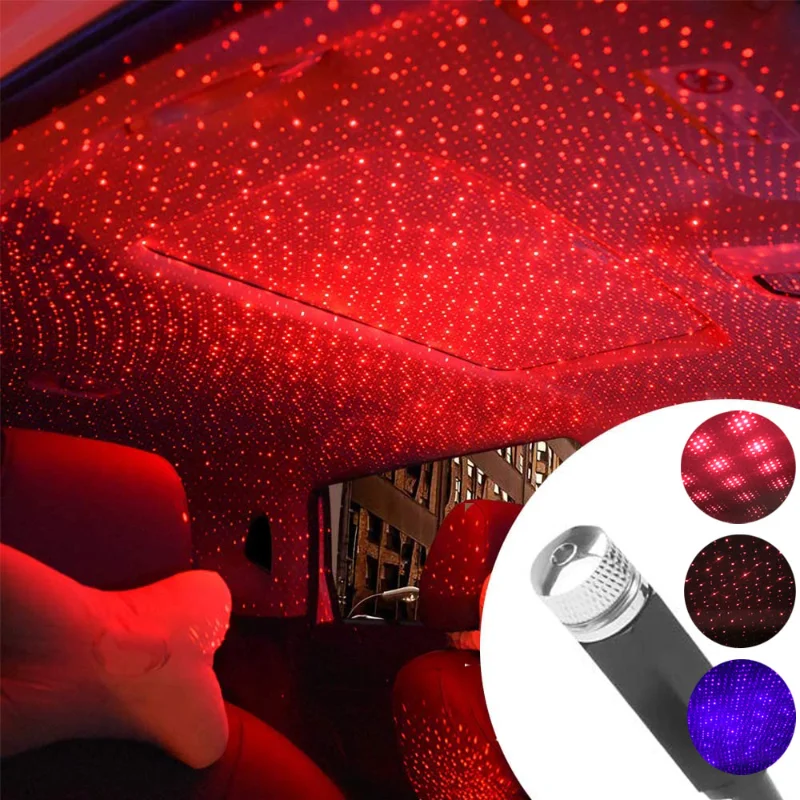 LED Car Roof Star Night Light Romantic Projector Atmosphere Galaxy Lamp USB Decor Lamp Adjustable Lights Auto Decor Accessories
LED Car Roof Star Night Light Romantic Projector Atmosphere Galaxy Lamp USB Decor Lamp Adjustable Lights Auto Decor Accessories