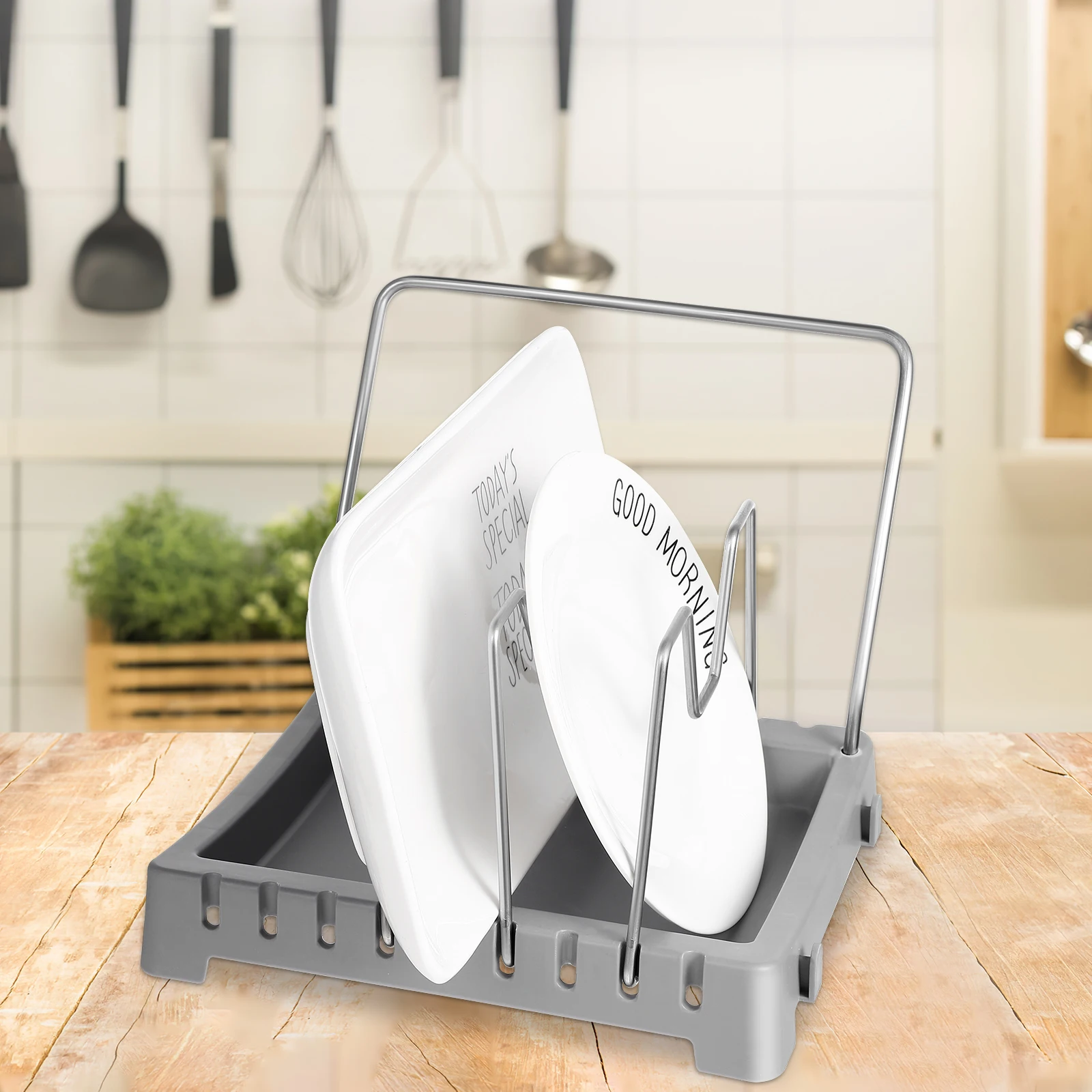 2pcs Pot Lid Rack Kitchen Storage ganizer Pan Cover Rest Holder Space Saver Cutting Board St Gadgets Household Useful
2pcs Pot Lid Rack Kitchen Storage ganizer Pan Cover Rest Holder Space Saver Cutting Board St Gadgets Household Useful