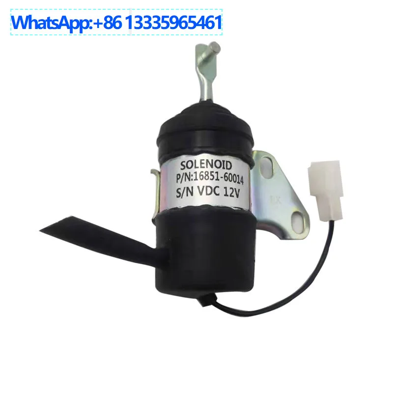 Excavator accessories 16851-60014 flameout solenoid valve, flameout switch Z482 D902 D722
Excavator accessories 16851-60014 flameout solenoid valve, flameout switch Z482 D902 D722