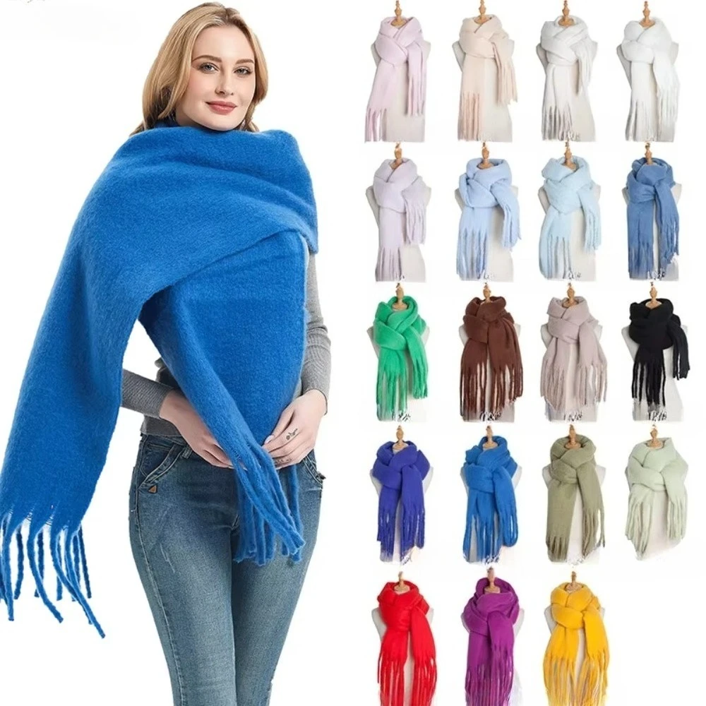 1 шт., женский зимний однотонный шарф больших размеров, мягкая теплая накидка на осень-зиму, теплая удобная большая шаль, ветрозащитная уличная одежда
1 шт., женский зимний однотонный шарф больших размеров, мягкая теплая накидка на осень-зиму, теплая удобная большая шаль, ветрозащитная уличная одежда