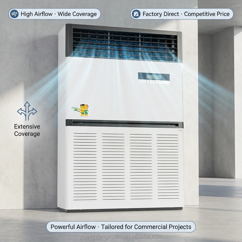 Comfortable Operation 10HP Floor Standing Water Fan Coil Unit Vertical for Large Banquet Hall and Hotel Wedding Ballroom Cooling
Comfortable Operation 10HP Floor Standing Water Fan Coil Unit Vertical for Large Banquet Hall and Hotel Wedding Ballroom Cooling