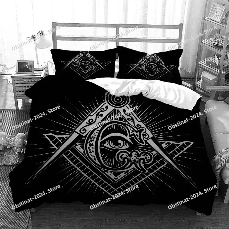 3D Printed Masonic Freemason Illuminati Bedding Set Duvet Cover Double Twin Full Queen King Adult Kids Bedclothes Quilt Cover
3D Printed Masonic Freemason Illuminati Bedding Set Duvet Cover Double Twin Full Queen King Adult Kids Bedclothes Quilt Cover